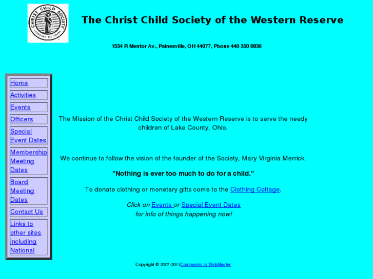 www.christchildwesternreserve.org