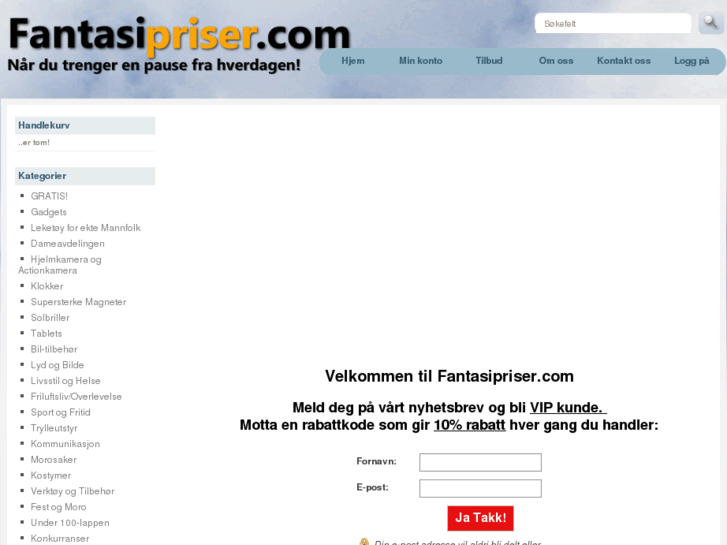 www.fantasipriser.com