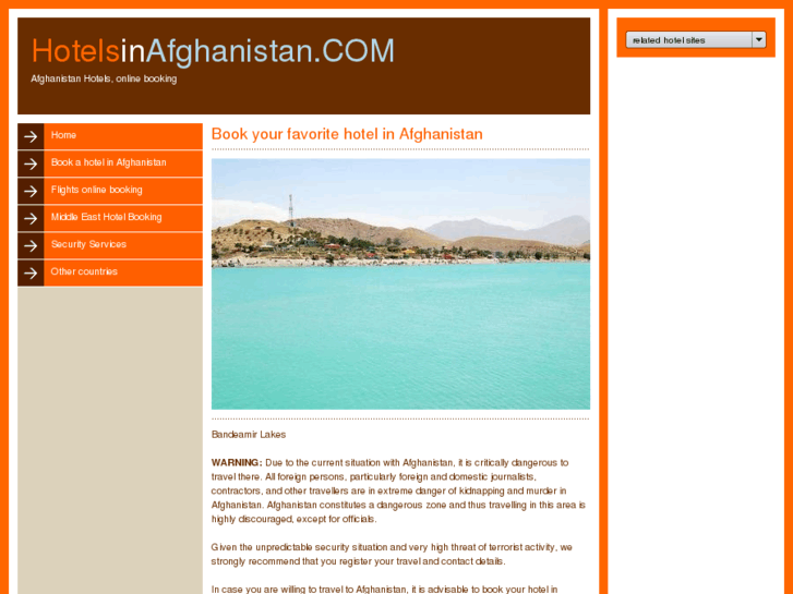 www.hotelsinafghanistan.com