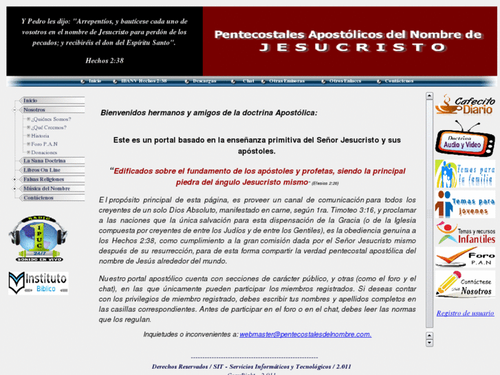 www.pentecostalesdelnombre.com