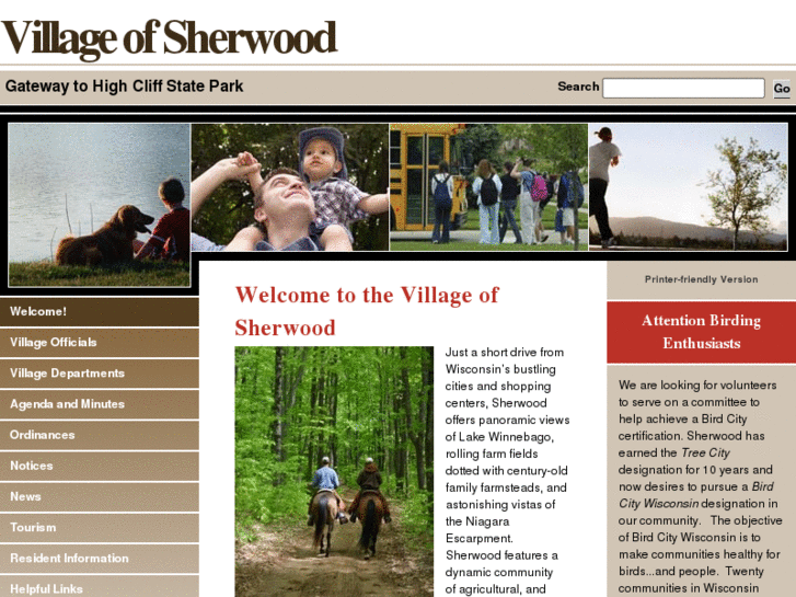 www.villageofsherwood.org