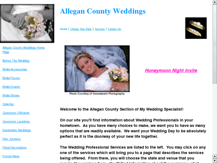 www.allegancountyweddings.com