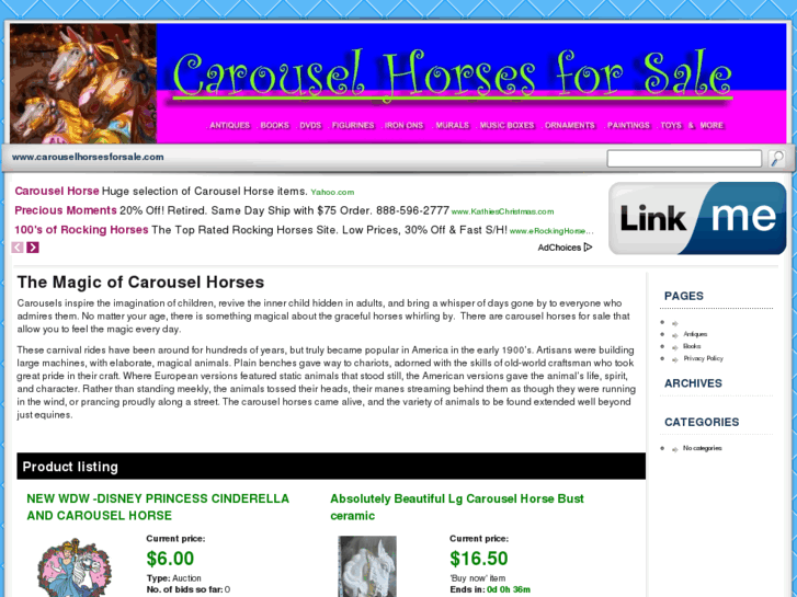 www.carouselhorsesforsale.com