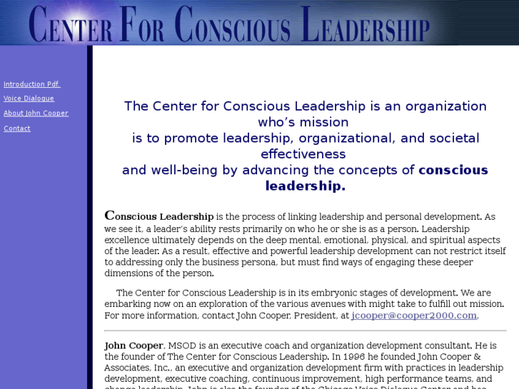 www.centerforconsciousleadership.org