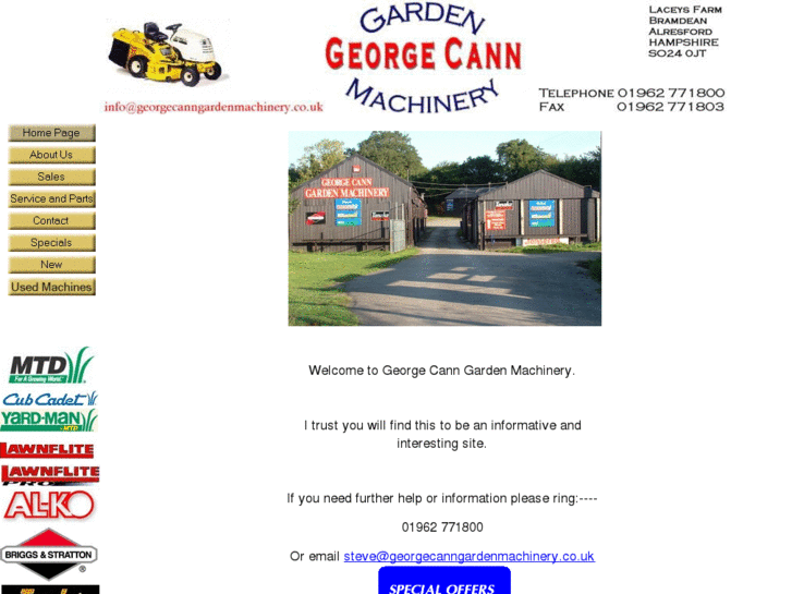 www.georgecanngardenmachinery.net