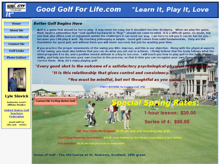 www.goodgolfforlife.com