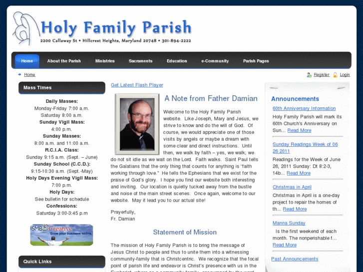 www.holyfamilyparishmd.org