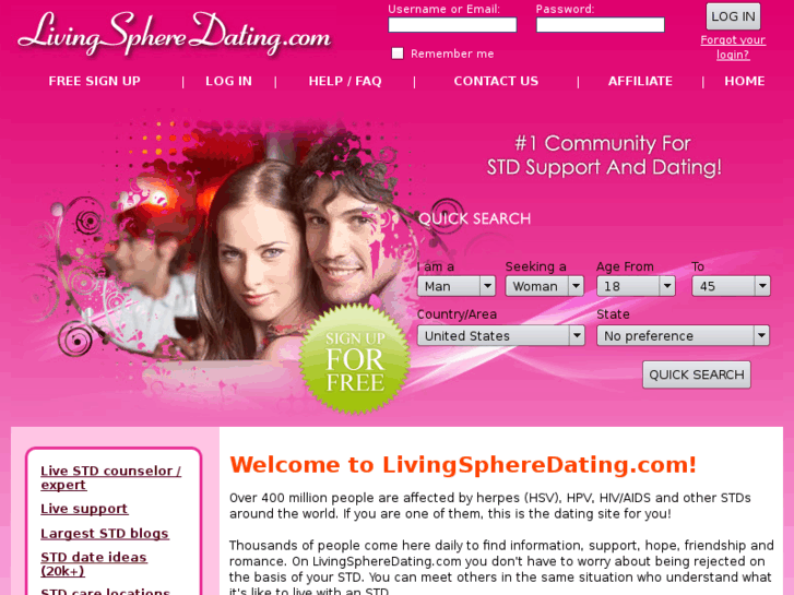 www.livingspheredating.com