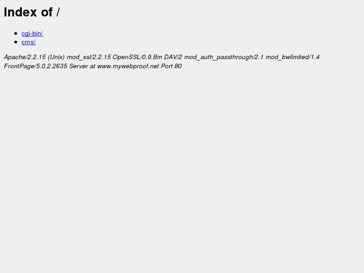 www.mywebproof.net