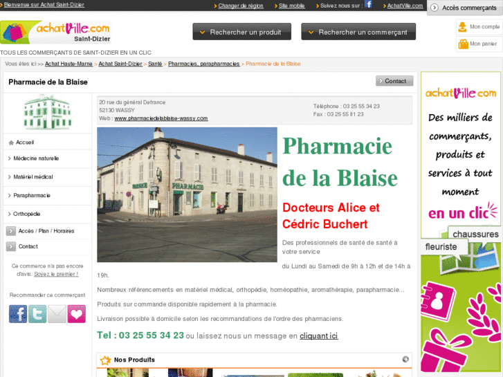 www.pharmaciedelablaise-wassy.com