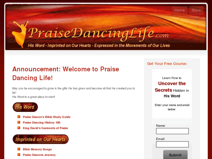 www.praisedancinglife.com