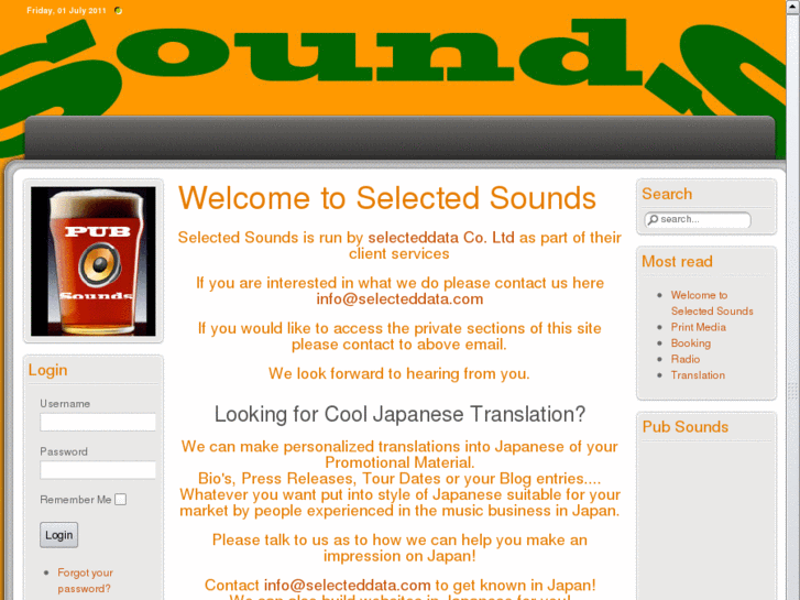 www.selectedsounds.com