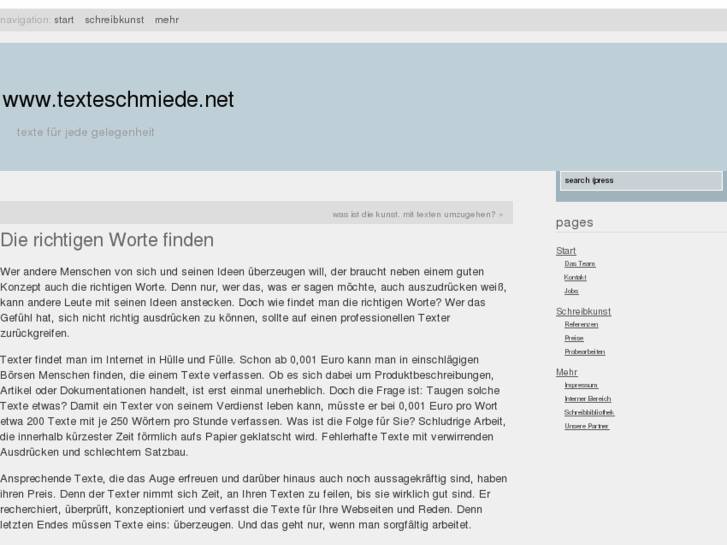 www.texteschmiede.net