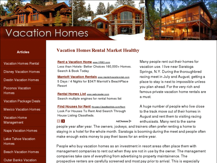 www.vacationhomesrental.org