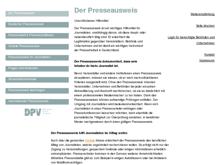 www.bundes-presseausweise.com