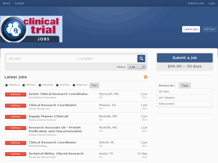 www.clinicaltrialjobs.net