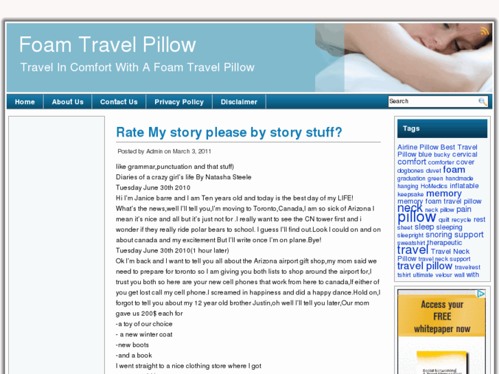 www.foamtravelpillow.org