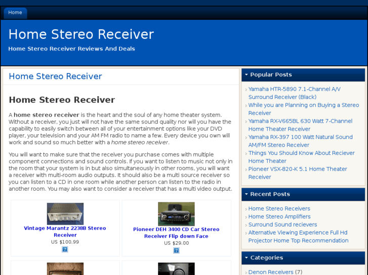 www.homestereoreceiver.net