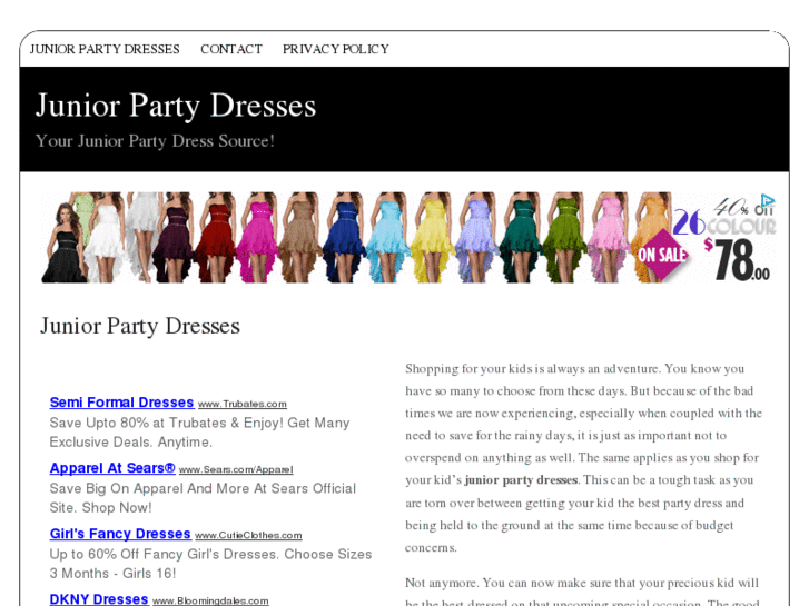 www.juniorpartydresses.org