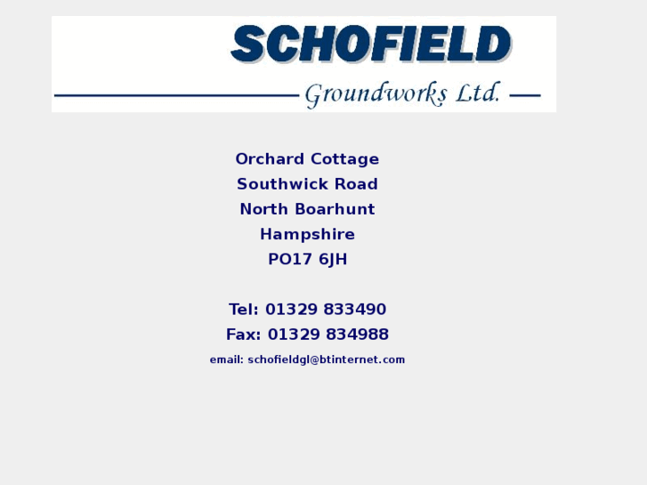 www.schofieldgroundworks.com