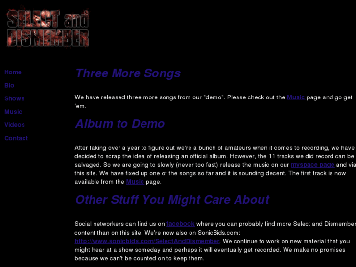 www.selectanddismember.com