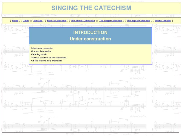 www.singingthecatechism.com