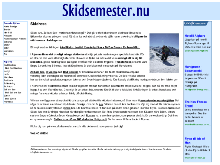 www.skidsemester.nu