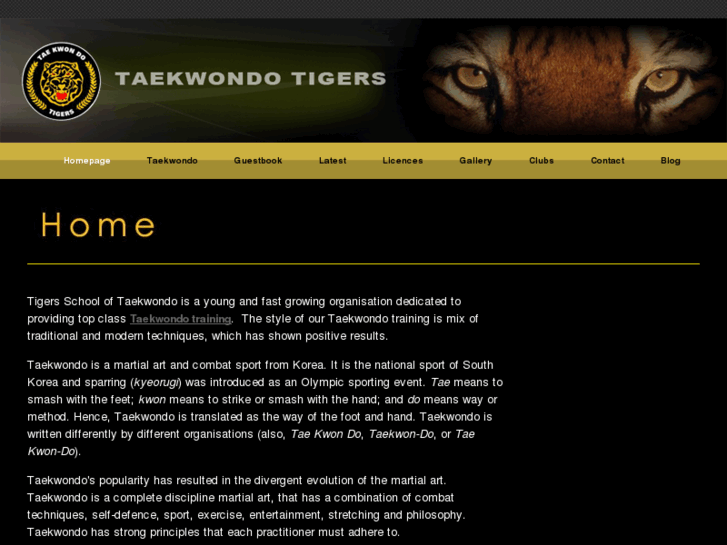 www.taekwondotigers.co.uk