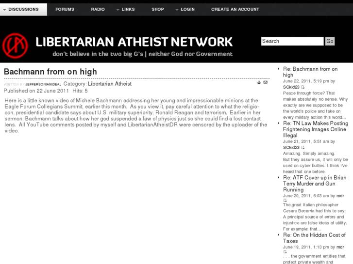 www.thelibertarianatheist.com