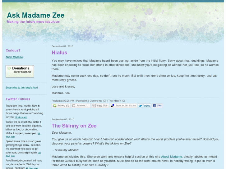 www.askmadamezee.com