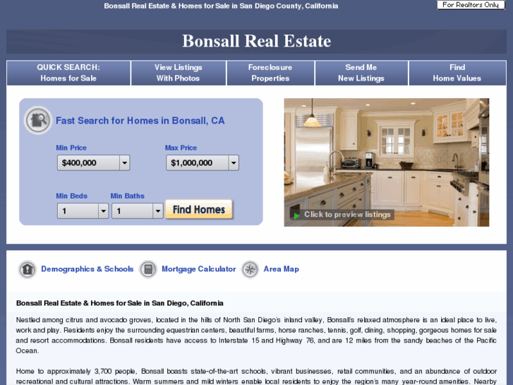 www.bonsall-homesforsale.com