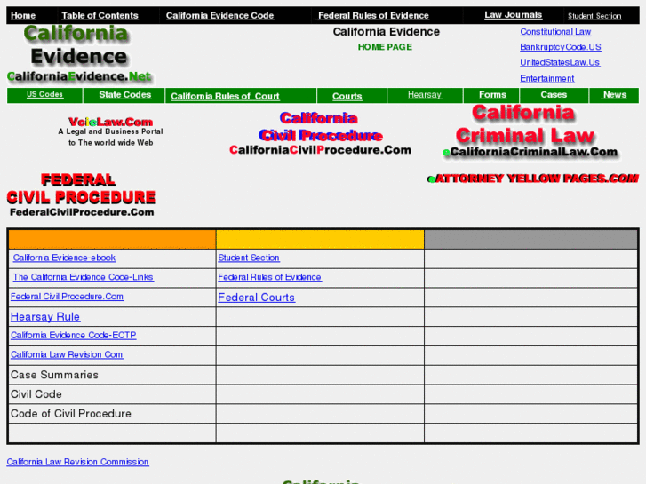 www.californiaevidence.net