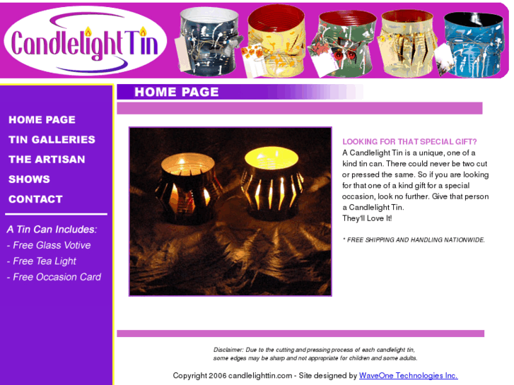 www.candlelighttin.com