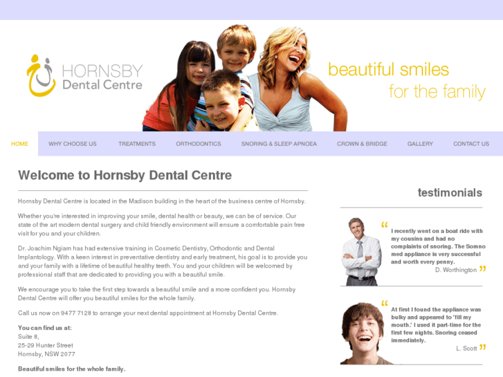 www.hornsbydentalcentre.com