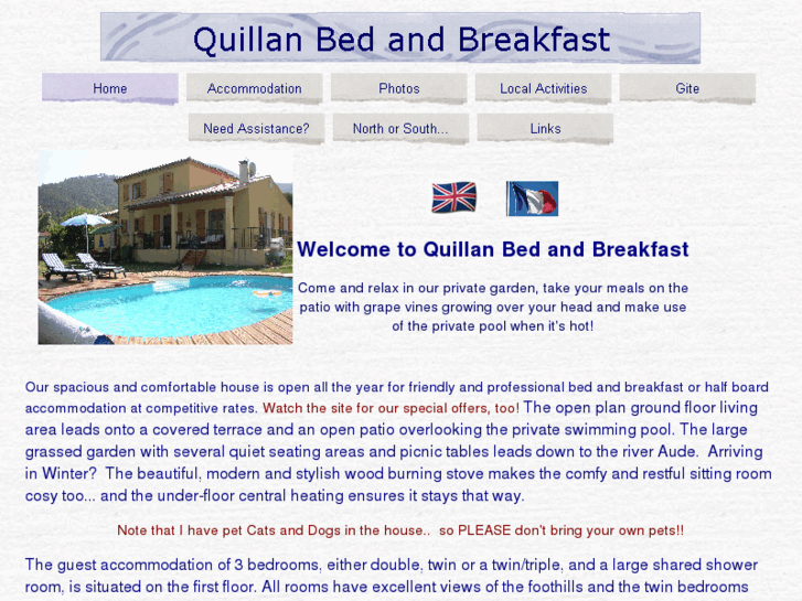 www.quillan-bedandbreakfast.com