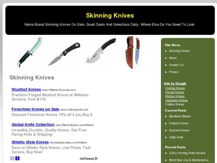 www.skinningknives.org