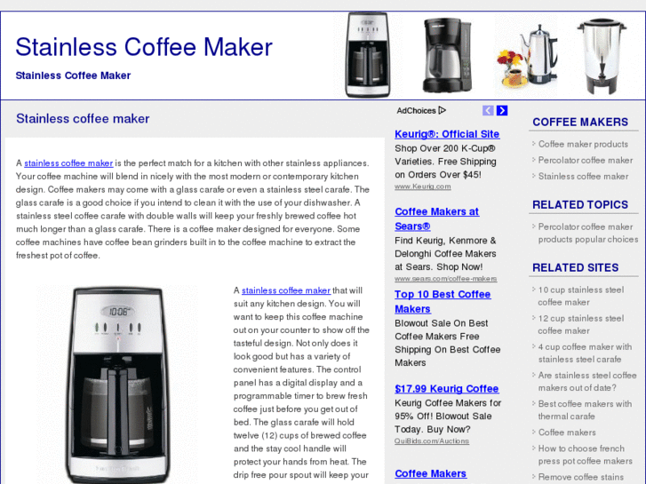 www.stainlesscoffeemaker.com