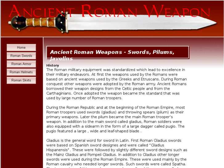 www.ancient-roman-weapon.com