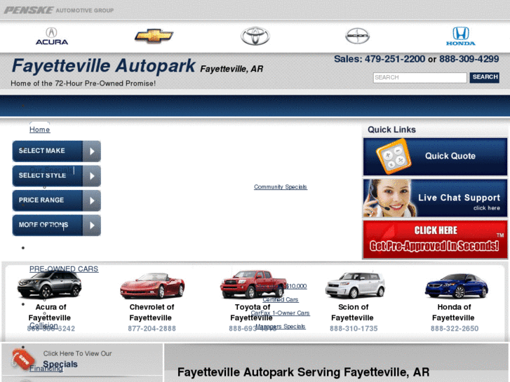 www.fayettevilleautopark.com