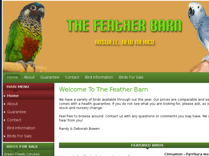 www.thefeatherbarn.com