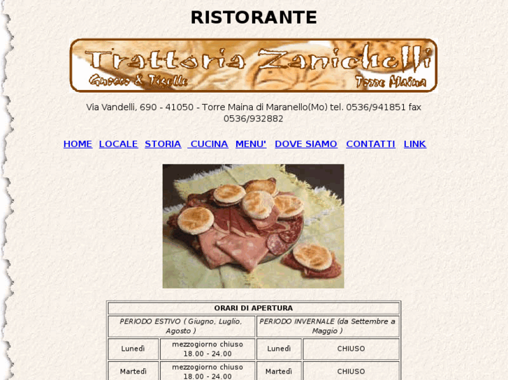 www.trattoriazanichelli.it