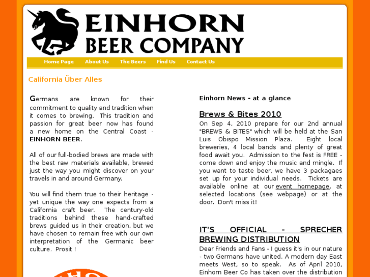 www.einhornbeer.com