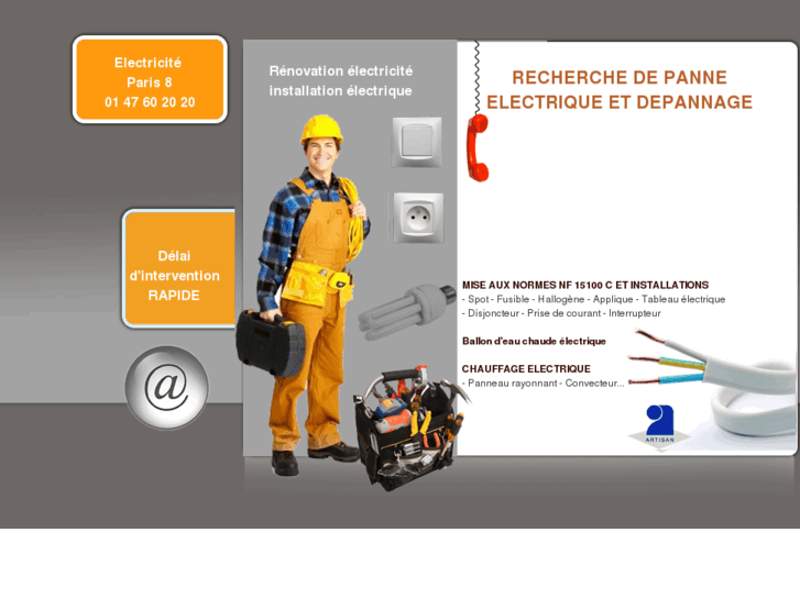 www.electriciteparis8.com