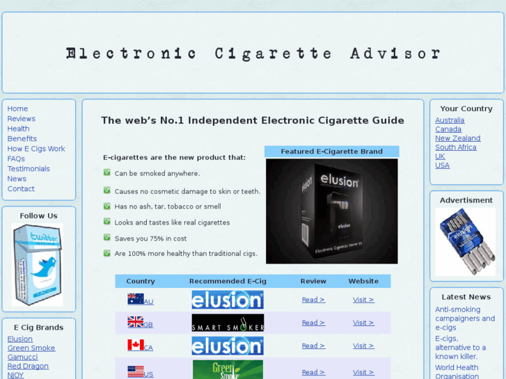 www.electroniccigaretteadvisor.com