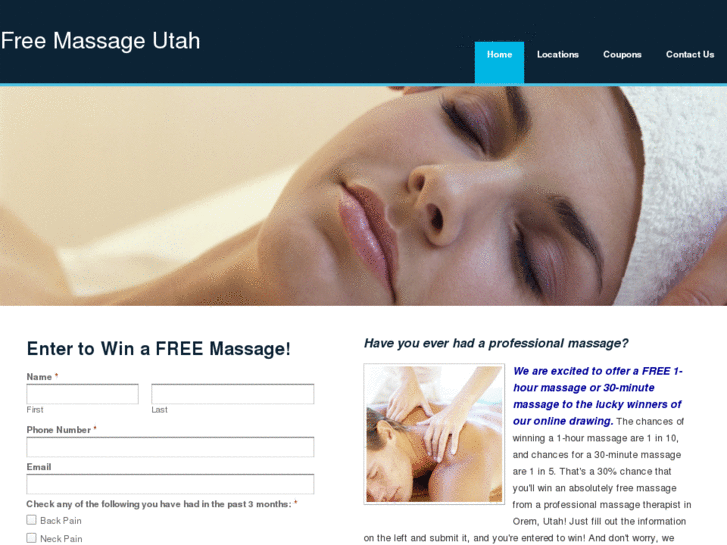 www.freemassageoremutah.com