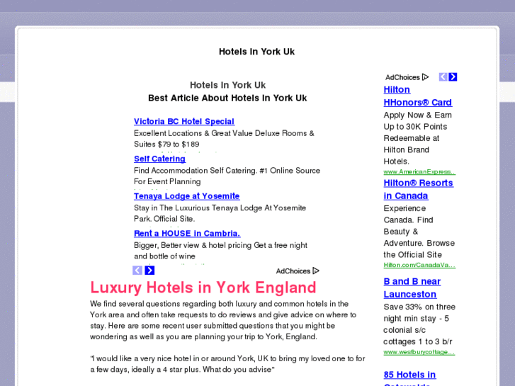 www.hotelsinyorkuk.com