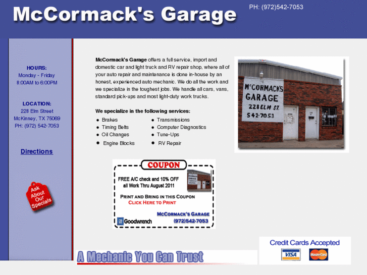 www.mccormacks-garage.com