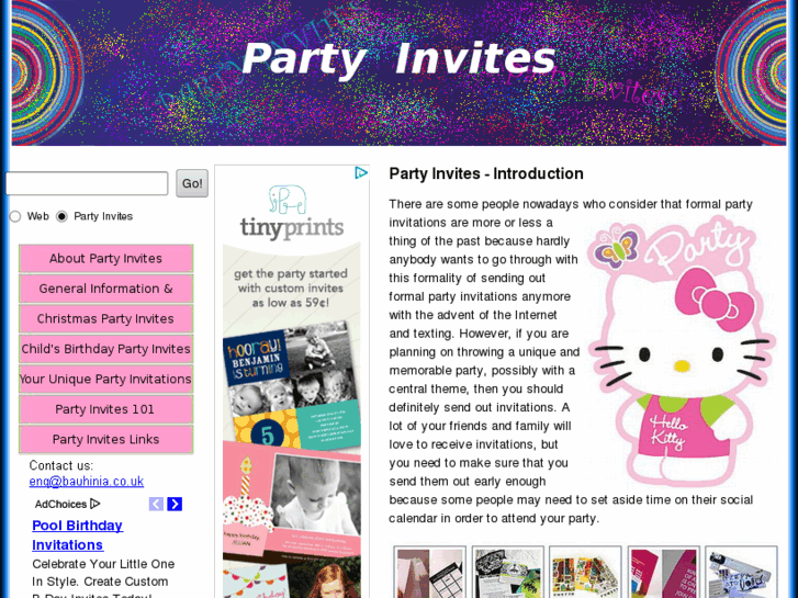 www.partyinvites.org.uk