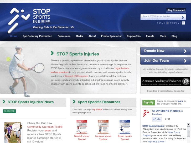www.stopsportsinjuries.org