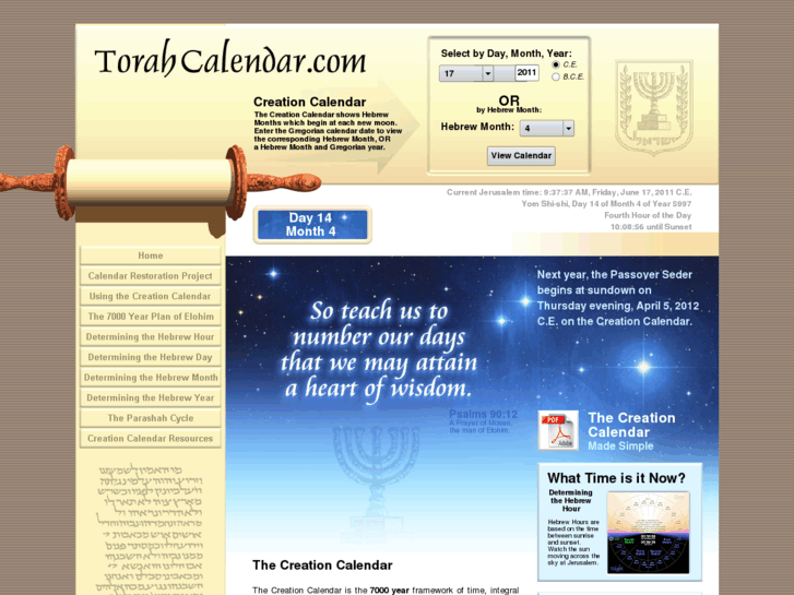 www.torahcalendar.com